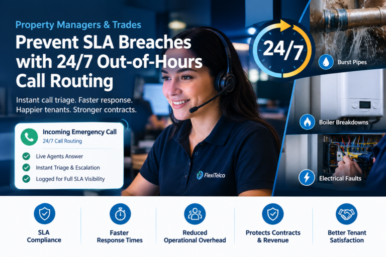 How Property Managers and Trades CanPrevent SLA Breaches with 24/7 Out-of-Hours Call Routing